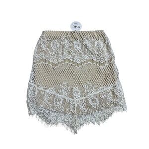 Sabo‎ Skirt Lace Mesh Mini Skirt XS/S NWT